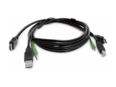 StarTech.com - Adapterkabel - TAA-samsvar HDMI, USB-type A, 3,5 mm telefonjakk hann til HDMI, USB Type B, 3,5 mm telefonjakk hann - 3 m