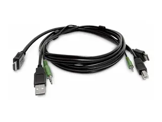 StarTech.com - Adapterkabel - TAA-samsvar HDMI, USB-type A, 3,5 mm telefonjakk hann til HDMI, USB Type B, 3,5 mm telefonjakk hann - 3 m
