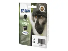 Epson T0891 - 5.8 ml - svart - original - blister blekkpatron - for Stylus S21, SX110, SX115, SX210, SX215, SX218, SX400, SX410, SX415; Stylus Office BX300