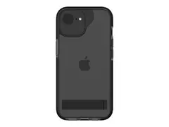 Zagg Santa Cruz - Baksidedeksel for mobiltelefon stativ - grafen - svart, gjennomsiktig - for Apple iPhone 13, 14, 15, 16e