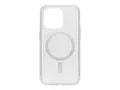 OtterBox Symmetry Series+ - Baksidedeksel for mobiltelefon antimikrobielt - MagSafe-samsvar - polykarbonat, syntetisk gummi - blank - for Apple iPhone 14 Pro