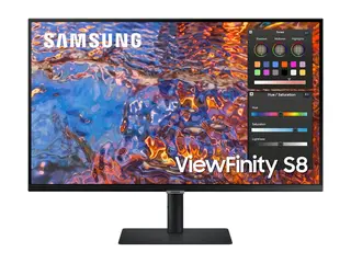 Samsung ViewFinity S8 S32B800PXP S80PB Series - LED-skjerm - 32" - 3840 x 2160 4K @ 60 Hz - IPS - 350 cd/m² - 1000:1 - DisplayHDR 600 - 5 ms - HDMI, DisplayPort, USB-C - svart
