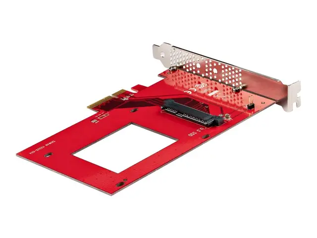 StarTech.com U.3 to PCIe Adapter Card, 4.0 x4 For 2.5" NVMe SSDs, ...