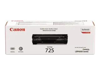 Canon CRG-725 - Svart - original - tonerpatron for i-SENSYS LBP6000, LBP6000B, LBP6020, LBP6020B, LBP6030, LBP6030B, LBP6030w, MF3010