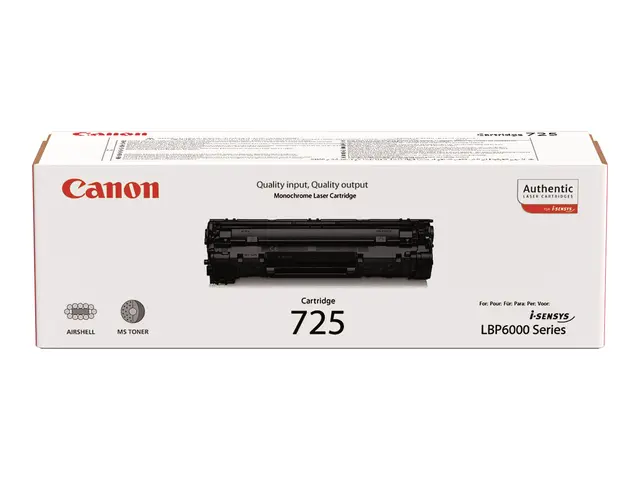 Canon CRG-725 - Svart original tonerpatron for i-SENSYS LBP6000, L...