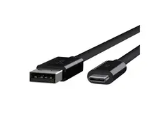 Belkin 3.1 USB-A to USB-C Cable USB-kabel - USB-type A (hann) til 24 pin USB-C (hann) - USB 3.1 - 91.4 cm - svart