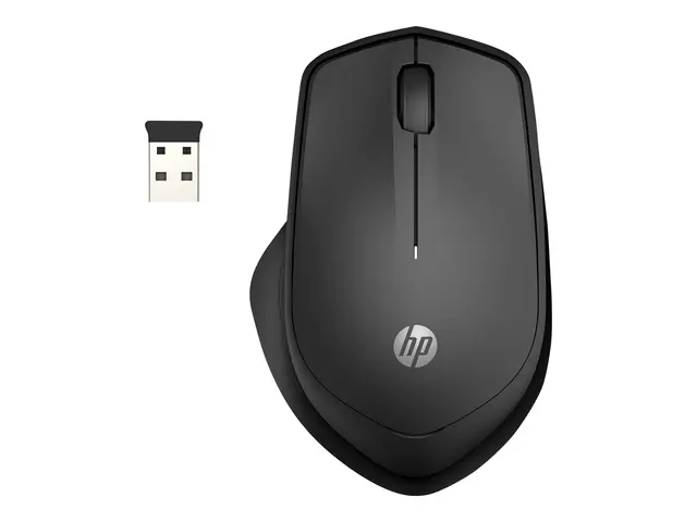 HP Silent 280M - Mus trådløs USB mottaker kullsort for OMEN by Lap...