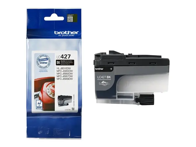 Brother LC427BK - Svart original blekkpatron for HL-J6010DW, MFC-J...
