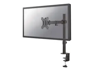 Neomounts FPMA-D540BLACK - Monteringssett (skrivebordsmontering) full bevegelse - for flatpanel - svart - skjermstørrelse: 10"-32" - klemmemonterbar, malje