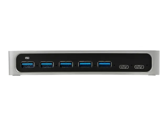 StarTech.com 7 Port USB C Hub with Fast Charge Port, USB-C to 5x U...
