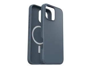 OtterBox Symmetry Series - Baksidedeksel for mobiltelefon MagSafe-samsvar - polykarbonatlag, termoplastisk elastomer (TPE) - skjønn (blått) - for Apple iPhone 16, 16 Plus, 16 Pro, 16 Pro Max