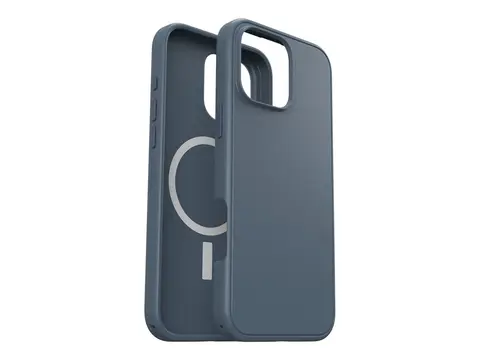 OtterBox Symmetry Series - Baksidedeksel for mobiltelefon MagSafe-samsvar - polykarbonatlag, termoplastisk elastomer (TPE) - skj&#248;nn (bl&#229;tt) - for Apple iPhone 16, 16 Plus, 16 Pro, 16 Pro Max