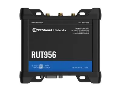 Teltonika RUT956 - Trådløs ruter WWAN 3-portssvitsj 2,4 GHz 3G, 4G...