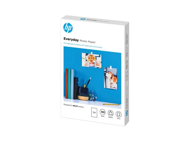 HP Everyday Photo Paper - Blank 8 mille 100 x 150 mm 200 g/m² ark ...