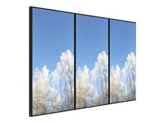 HI-ND VIDEO ROW - Monteringssett portrett - for 3x1 videovegg - skjermstørrelse: 55" - veggmonterbar