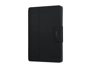 Targus Safe Fit - Tastatur og folioveske (roterende tastaturveske) universell, roterende - trådløs - Bluetooth 5.0 - svart