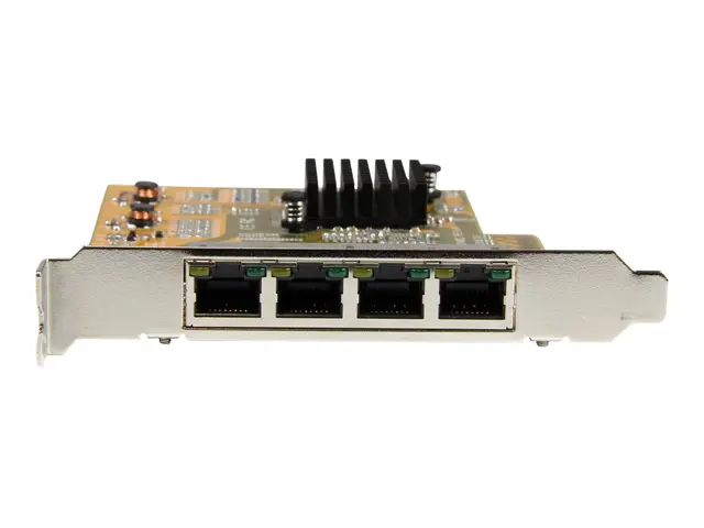 Startech 4 Port Gigabit NIC PCIe Network Card - Quad Adapter (ST10...