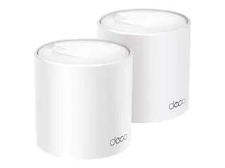 TP-Link Deco X50 - Wi-Fi-system - (2 rutere) maske 1GbE - Wi-Fi 6 - Dobbeltb&#229;nd