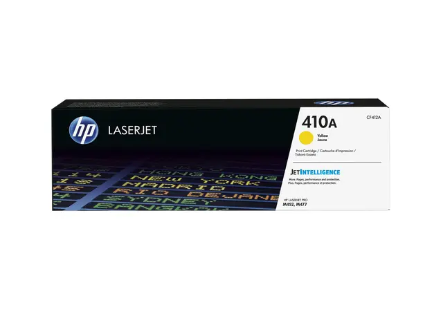 HP 410A - Gul - original - LaserJet - tonerpatron (CF412A) - for C...