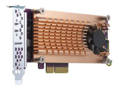 QNAP QM2-2P-244A - Diskkontroller - PCIe - lav profil - PCIe 2.0 x...