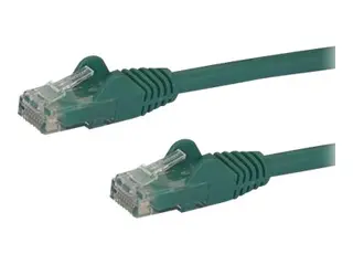 Startech 1m CAT6 Ethernet Cable, 10 Gigabit Snagless RJ45 650MHz 100W PoE Patch Cord, CAT 6 10GbE UTP Network Cable w/Strain Relief, Green, Wiring is UL Certified/TIA Category 6 - 24AWG (N6PATC1MGN) - koblingskabel - 1 m - grønn