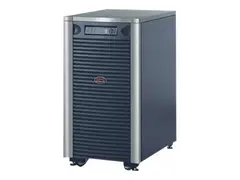 APC Symmetra LX 8kVA Scalable to 16kVA N+1 Strømarray - AC 220/230/240/380/400/415 V - 8000 VA - enkeltfase - Ethernet 10/100 - utgangskontakter: 1 - 19U - svart, sølv