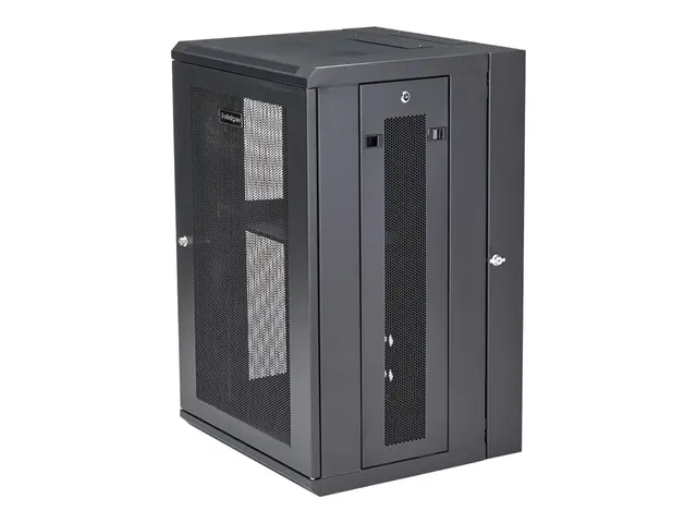 Startech 18U 19" Wall Mount Network Cabinet, 16" Deep Hinged Locki...