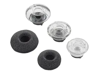 Poly - &#216;retipssett for Bluetooth-hodetelefoner medium - svart (en pakke 3) - for Poly Voyager Legend