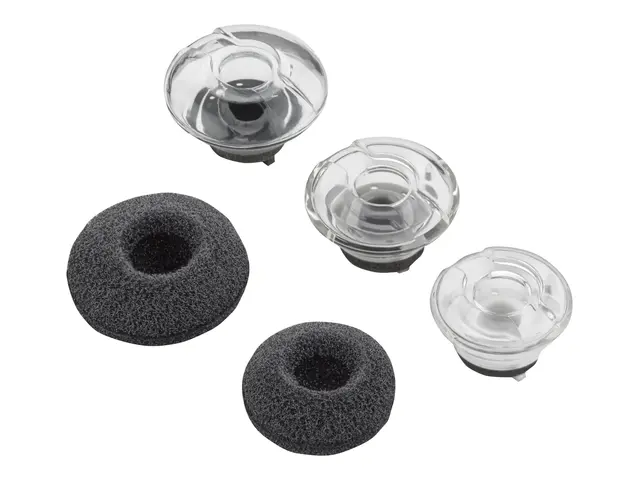 Poly - Øretipssett for Bluetooth-hodetelefoner medium svart (en pa...