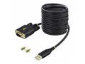 STARTECH.COM 10ft/3m USB to Serial Adapter Cable COM Retention FTDI IC USB-