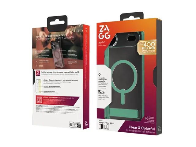 Zagg Santa Cruz Snap - Baksidedeksel for mobiltelefon med stativ M...