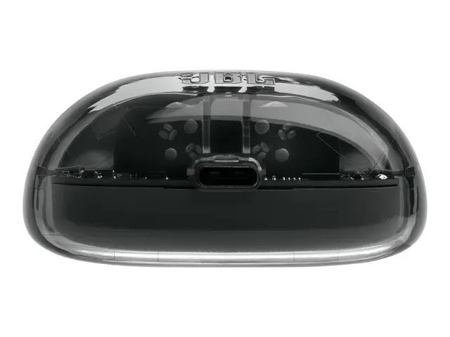 JBL TUNE Beam 2 - Ghost Edition - True wireless-hodetelefoner med mikrofon i øret - Bluetooth - aktiv støydemping - spøkelsessvart 