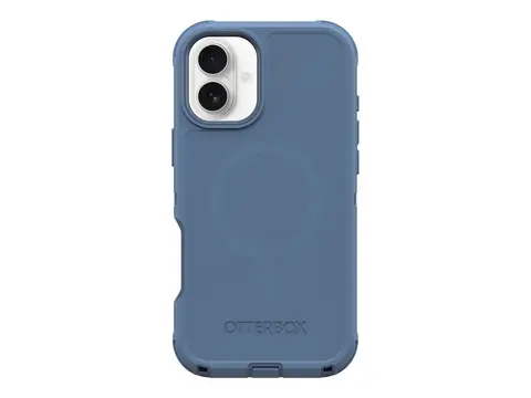 OtterBox Defender Series - Baksidedeksel for mobiltelefon MagSafe-samsvar - silikon - babybl&#229; jeans (bl&#229;) - for Apple iPhone 16 Plus