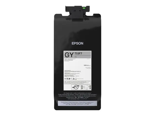 Epson T53F7 - 1.6 L fotogrå original blekkpung for SureColor SC-P8...
