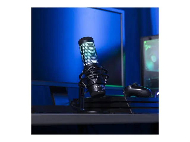 HyperX QuadCast S - Mikrofon USB grå, svart for Victus by HP Lapto...