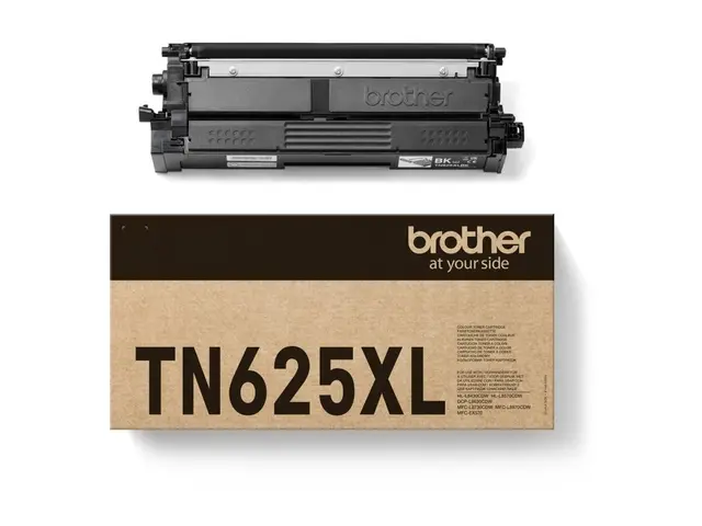 Brother TN625XLBK - Høykapasitets svart original boks tonerpatron ...