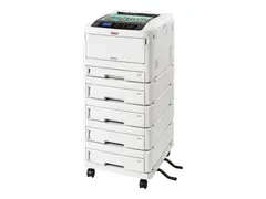 OKI ES 8434dn - Skriver - farge - Dupleks LED - A3 - 1200 x 600 dpi - inntil 36 spm (mono) / inntil 36 spm (farge) - kapasitet: 400 ark - USB 2.0, Gigabit LAN, NFC, USB 2.0 vert