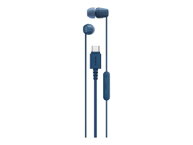 Sony IER-EX15C - Ørepropper med mikrofon - i øret - kablet - USB-C...