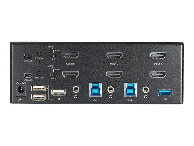 StarTech.com 2 Port Dual Monitor HDMI KVM Switch, 4K 60Hz Ultra HD...
