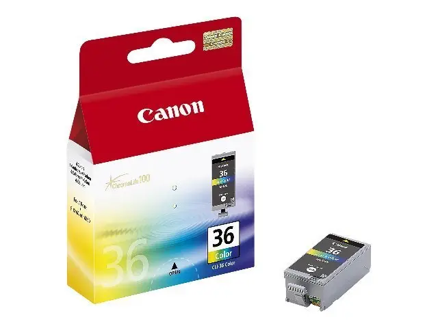 Canon CLI-36 Color - 12 ml - farge (cyan, magenta, gul, svart) - o...