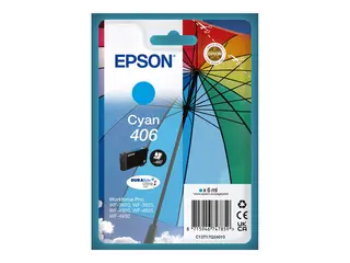 Epson 406 - 6 ml - cyan - original - blister blekkpatron
