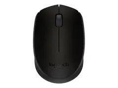 Logitech M171 - Mus - h&#248;yre- og venstreh&#229;ndet tr&#229;dl&#248;s - 2.4 GHz - USB tr&#229;dl&#248;s mottaker - svart