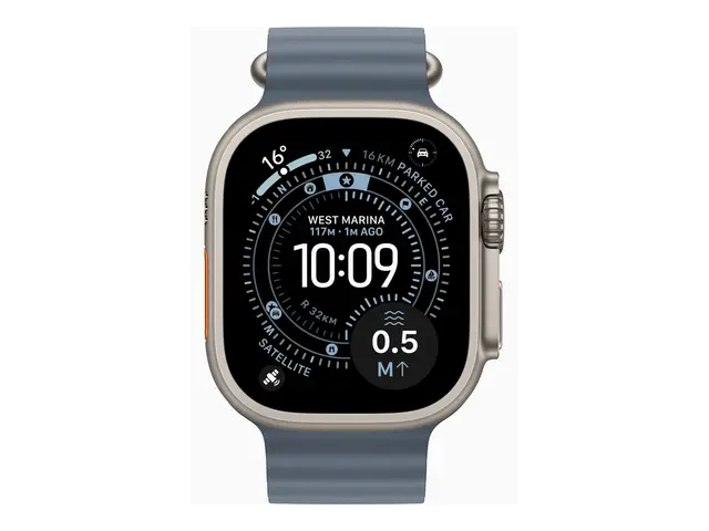 Apple Watch Ultra 3 - 49 mm naturlig titan Ja smartklokke med Havb...