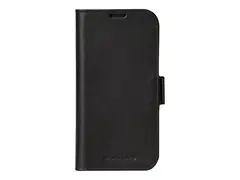 dbramante1928 Copenhagen - Lommebok for mobiltelefon helnarvet l&#230;r - svart - for Apple iPhone 16