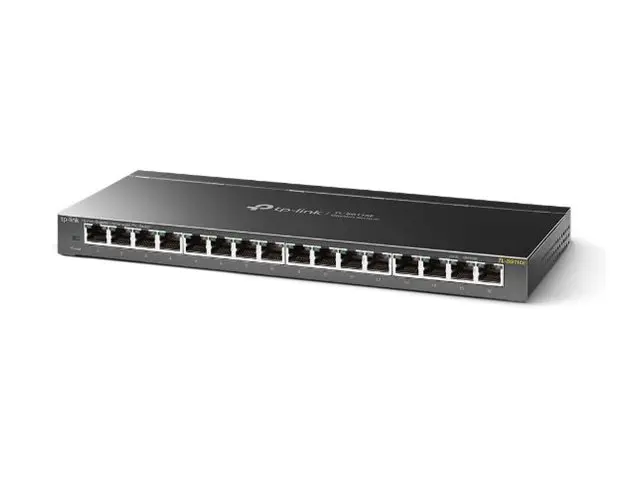 TP-Link TL-SG116E Unmanaged Pro - Switch - ikke-styrt - 16 x 10/10...