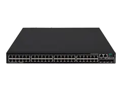 HPE FlexNetwork 5520 48G PoE+ 4SFP+ HI 1-slot Switch Switch - L3 - Styrt - 48 x 10/100/1000 (PoE+) + 4 x 1 Gigabit / 10 Gigabit SFP+ - luftflyt fra side til bakside - rackmonterbar - PoE+ (1440 W) - CTO
