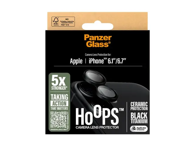 PanzerGlass Hoops - Linsebeskytter for mobiltelefon keramikk Apple...