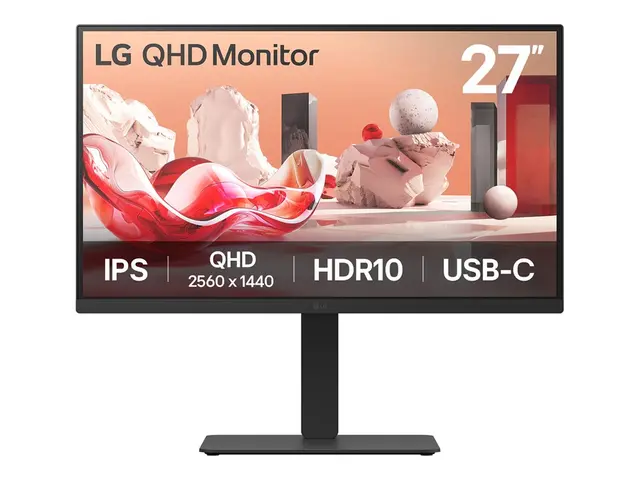 LG 27BA75QB-B - LED-skjerm 27" 2560 x 1440 QHD @ 100 Hz IPS 350 cd...