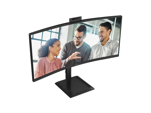 AOC CU34E4CW - LED-skjerm kurvet USB 34" 3440 x 1440 UWQHD VA 350 ...