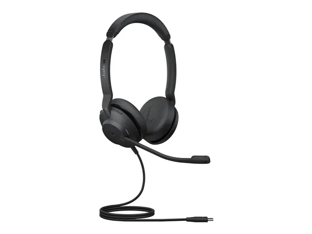 Jabra Evolve2 30 SE MS Stereo - Hodesett on-ear kablet USB-C lydis...